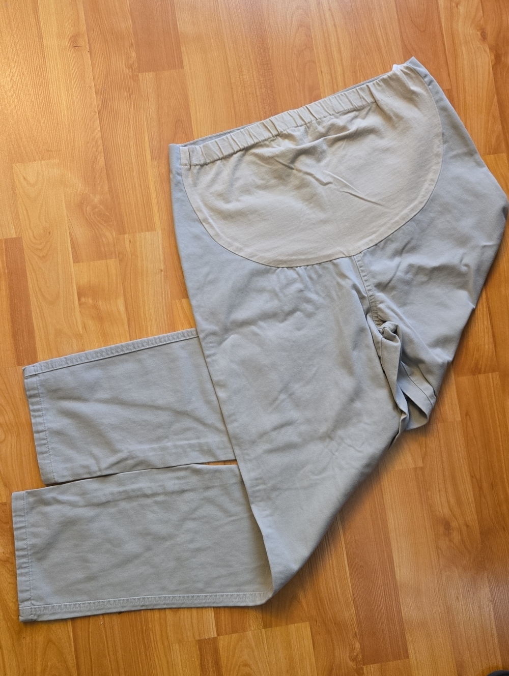 Vintage Meg Lauren Sport Maternity Overbump Panel Pants Sz M Adjustable Waist